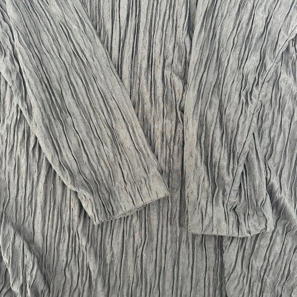 Vintage Ruth Norman New York Black Blouse Size Small Textured - Picture 9 of 9